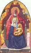 MASOLINO da Panicale Madonna and Child, Saint Anne and the Angels china oil painting reproduction